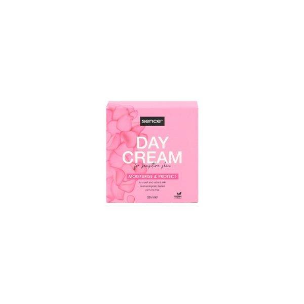 sence day cream moisturise protect sensitive skin 50ml